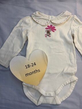 Gymboree - long sleeve onesie dress top/shirt. Size 18-24 months